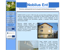 Tablet Screenshot of nobilusent.pl